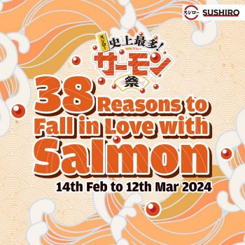 Sushiro-Biggest-Salmons-Fair-Promotion-350x350 14 Feb-12 Mar 2024: Sushiro - Biggest Salmon's Fair Promotion