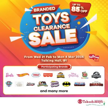 Takashimaya-Branded-Toys-Clearance-Sale-1-350x350 Now till 4 Mar 2024: Takashimaya - Branded Toys Clearance Sale