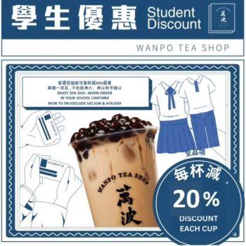 Wanpo-Tea-Shop-Student-Promo-350x350 20 Feb 2024 Onward: Wanpo Tea Shop - Student Promo