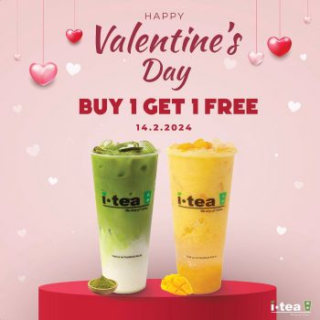 iTEA-Valentines-Day-Buy-1-Get-1-Free-Promo-350x350 14 Feb 2024: iTEA - Valentine's Day Buy 1 Get 1 Free Promo