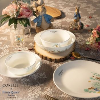 Corelle-Peter-Rabbit-Dinnerware-Promo-1-350x350 5 Mar 2024 Onward: Corelle - Peter Rabbit Dinnerware Promo
