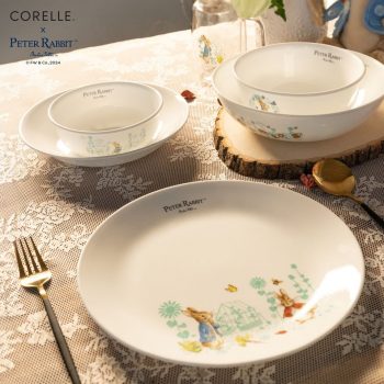 Corelle-Peter-Rabbit-Dinnerware-Promo-3-350x350 5 Mar 2024 Onward: Corelle - Peter Rabbit Dinnerware Promo