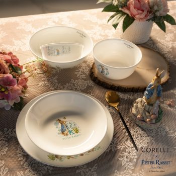 Corelle-Peter-Rabbit-Dinnerware-Promo-5-350x350 5 Mar 2024 Onward: Corelle - Peter Rabbit Dinnerware Promo