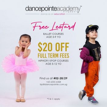 Dancepointe-Academy-Free-Leotard-Ballet-Courses-350x350 Now till 30 Jun 2024: Dancepointe Academy - Free Leotard Ballet Courses