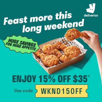 Deliveroo-Long-Weekend-Promo-350x350 Now till 31 Mar 2024: Deliveroo - Long Weekend Promo