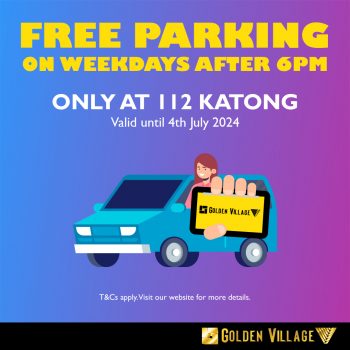 Golden-Village-Free-Parking-at-i12-Katong-350x350 Now till 4 Jul 2024: Golden Village - Free Parking at i12 Katong