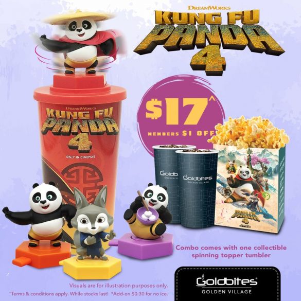 1 Mar 2024 Onward: Golden Village - Kung Fu Panda 4 Popcorn Combo - SG ...