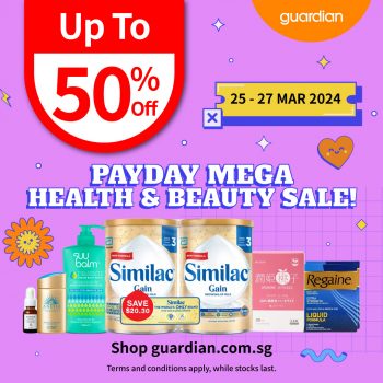 Guardian-Payday-Mega-Health-Beauty-Sale-350x350 25-27 Mar 2024: Guardian - Payday Mega Health & Beauty Sale