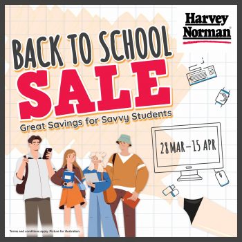 Harvey-Norman-Back-to-School-Sale-350x350 28 Mar-15 Apr 2024: Harvey Norman - Back to School Sale