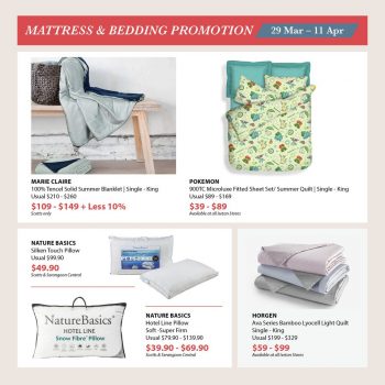 Isetan-Bedding-Mattress-Deals-1-350x350 29-31 Mar 2024: Isetan -  Bedding & Mattress Deals