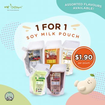 Mr-Bean-1-for-1-Soy-Milk-Pouches-Promo-350x350 Now till 31 Mar 2024: Mr Bean - 1-for-1 Soy Milk Pouches Promo