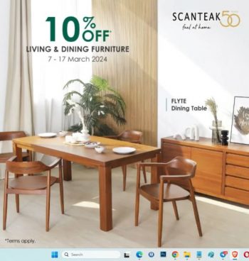 Scanteak-10-OFF-Living-Dining-Furniture-Promotion-350x368 7-17 Mar 2024: Scanteak - 10% OFF Living & Dining Furniture Promotion