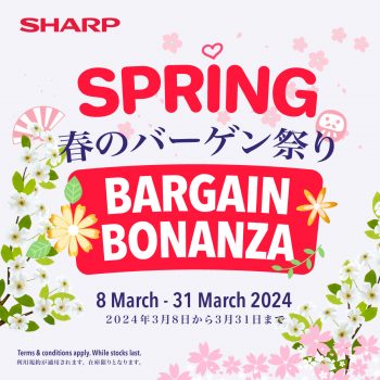 Sharp-Spring-Bargain-Bonanza-Sales-350x350 8-31 Mar 2024: Sharp - Spring Bargain Bonanza Sales