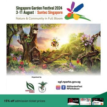 Singapore-Garden-Festival-2024-Tickets-Promo-with-PAssion-Card-350x350 3-11 Aug 2024: Singapore Garden Festival 2024 Tickets Promo with PAssion Card