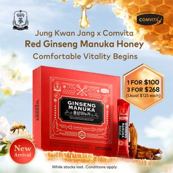 TANGS-Comvita-x-Jung-Kwan-Jang-Red-Ginseng-Manuka-Honey-Drink-Special-350x350 4 Mar 2024 Onward: TANGS - Comvita x Jung Kwan Jang Red Ginseng Manuka Honey Drink Special