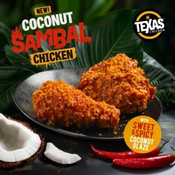Texas-Chicken-Coconut-Sambal-Chicken-Promo-350x350 8 Mar 2024 Onward: Texas Chicken - Coconut Sambal Chicken Promo