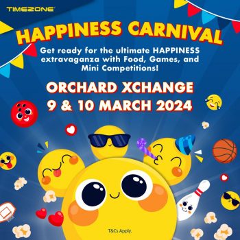 Timezone-Happiness-Carnival-350x350 9-10 Mar 2024: Timezone - Happiness Carnival