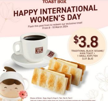 Toast-Box-International-Womens-Day-Promotion-350x329 8-10 Mar 2024: Toast Box - International Women's Day Promotion