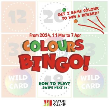 YAYOI-Colours-Bingo-Contest-350x350 11 mar-7 Apr 2024: YAYOI - Colours Bingo Contest