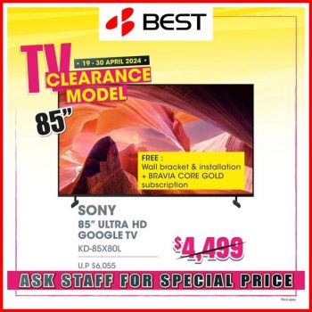 BEST-Denki-TV-Clearance-Sale-3-350x350 19-30 Apr 2024: BEST Denki - TV Clearance Sale