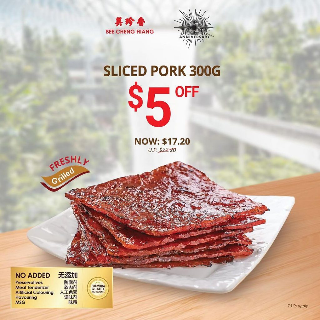 27 Apr 2024 Onward: Bee Cheng Hiang - Sliced Pork Promo - SG ...