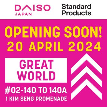 DAISO-Opening-Promotions-at-Great-World-350x350 20 Apr 2024: DAISO - Opening Promotions at Great World