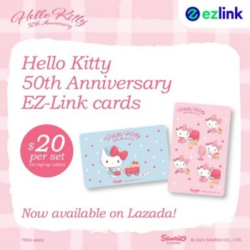 EZ-Link-New-Hello-Kitty-50th-Anniversary-Cards-350x350 22 Apr 2024 Onward: EZ-Link - New Hello Kitty 50th Anniversary Cards