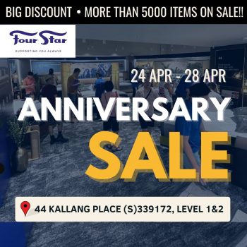 Four-Star-Mattress-Anniversary-Sale-350x350 24-28 Apr 2024: Four Star Mattress - Anniversary Sale