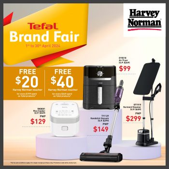 Harvey-Norman-Tefal-Brand-Fair-350x350 1-30 Apr 2024: Harvey Norman - Tefal Brand Fair