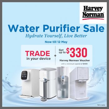 Harvey-Norman-Water-Purifier-Sale-350x350 Now till 12 May 2024: Harvey Norman - Water Purifier Sale