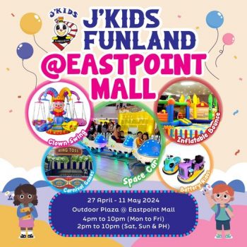 JKids-Funland-Carnivals-2024-at-Eastpoint-Mall-350x350 27 Apr-11 May 2024: J'Kids Funland Carnivals 2024 at Eastpoint Mall