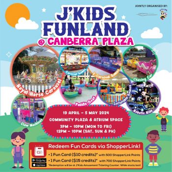 JKids-Funland-at-Canberra-Plaza-350x350 19 Apr-5 May 2024: J'Kids Funland at  Canberra Plaza