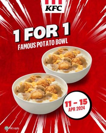 KFC-1-for-1-App-Exclusive-Deals-Promotion-2-350x438 11-21 Apr 2024: KFC - 1-for-1 App Exclusive Deals Promotion