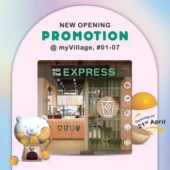 KOI-The-New-Opening-Promo-at-myVillage-350x350 21 Apr 2024: KOI Thé - New Opening Promo at myVillage