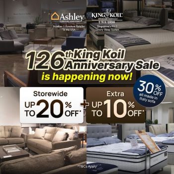 King-Koil-126th-Anniversary-Sale-350x350 1-5 May 2024: King Koil - 126th Anniversary Sale
