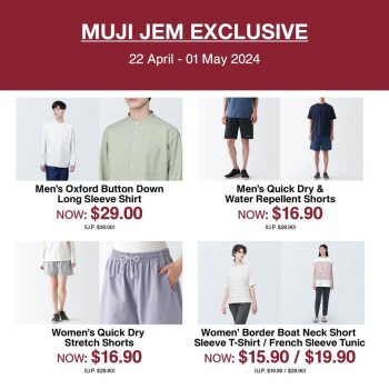 MUJI-JEMs-Exclusive-Sale-350x350 22 Apr-1 May 2024: MUJI - JEM's Exclusive Sale