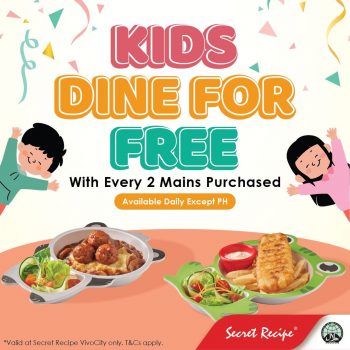 Secret-Recipe-Kids-Dine-for-Free-350x350 8 Apr 2024 Onward: Secret Recipe - Kids Dine for Free
