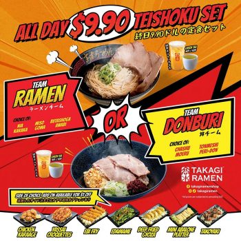 Takagi-Ramen-Teishoku-Set-Promo-350x350 8 Apr 2024 Onward: Takagi Ramen - Teishoku Set Promo