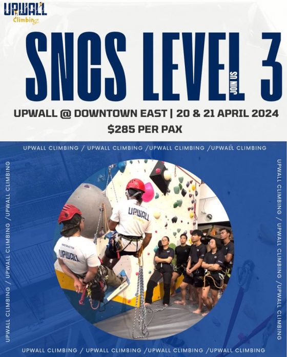 20-21 Apr 2024: Upwall Climbing - SNCS Level 3 Course - SG ...