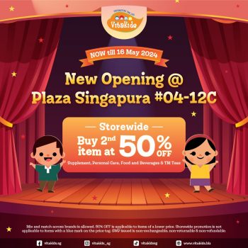 VitaKids-New-Opening-at-Plaza-Singapura-350x350 Now till 16 May 2024: VitaKids - New Opening at Plaza Singapura