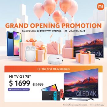 Xiaomi-Store-Grand-Opening-Promotion-at-Parkway-Parade-1-350x350 26-28 Apr 2024: Xiaomi - Store Grand Opening Promotion at Parkway Parade
