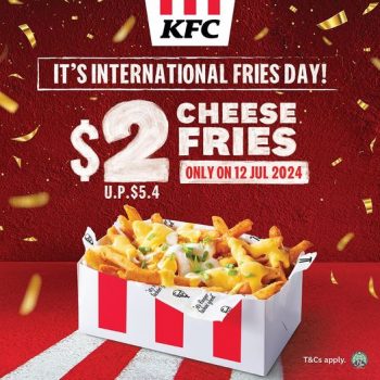 Celebrate-International-French-Fries-Day-with-2-Cheese-Fries-350x350 12 July 2024: KFC Singapore: Celebrate International French Fries Day with $2 Cheese Fries!