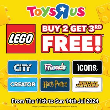 ToysRUs-LEGO®-Buy-2-Get-3rd-Free-Promotion-350x350 1-14 July 2024: Toys"R"Us: LEGO® Buy 2 Get 3rd Free Promotion