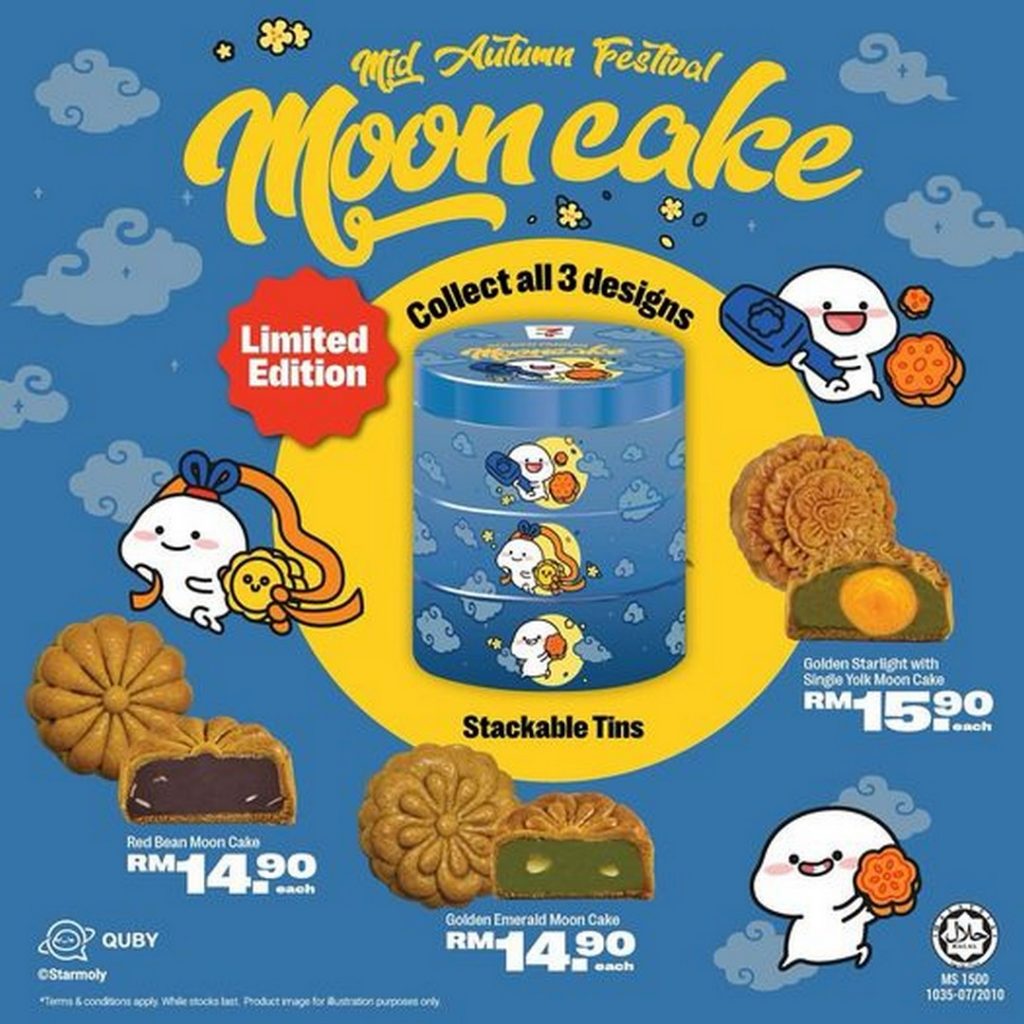 2 September 2024 onwards 7Eleven Singapore, Limited Edition Mooncakes