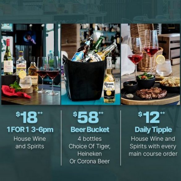 18 October 2024 onwards One Farrer Hotel, Enjoy a Tipple or Beer