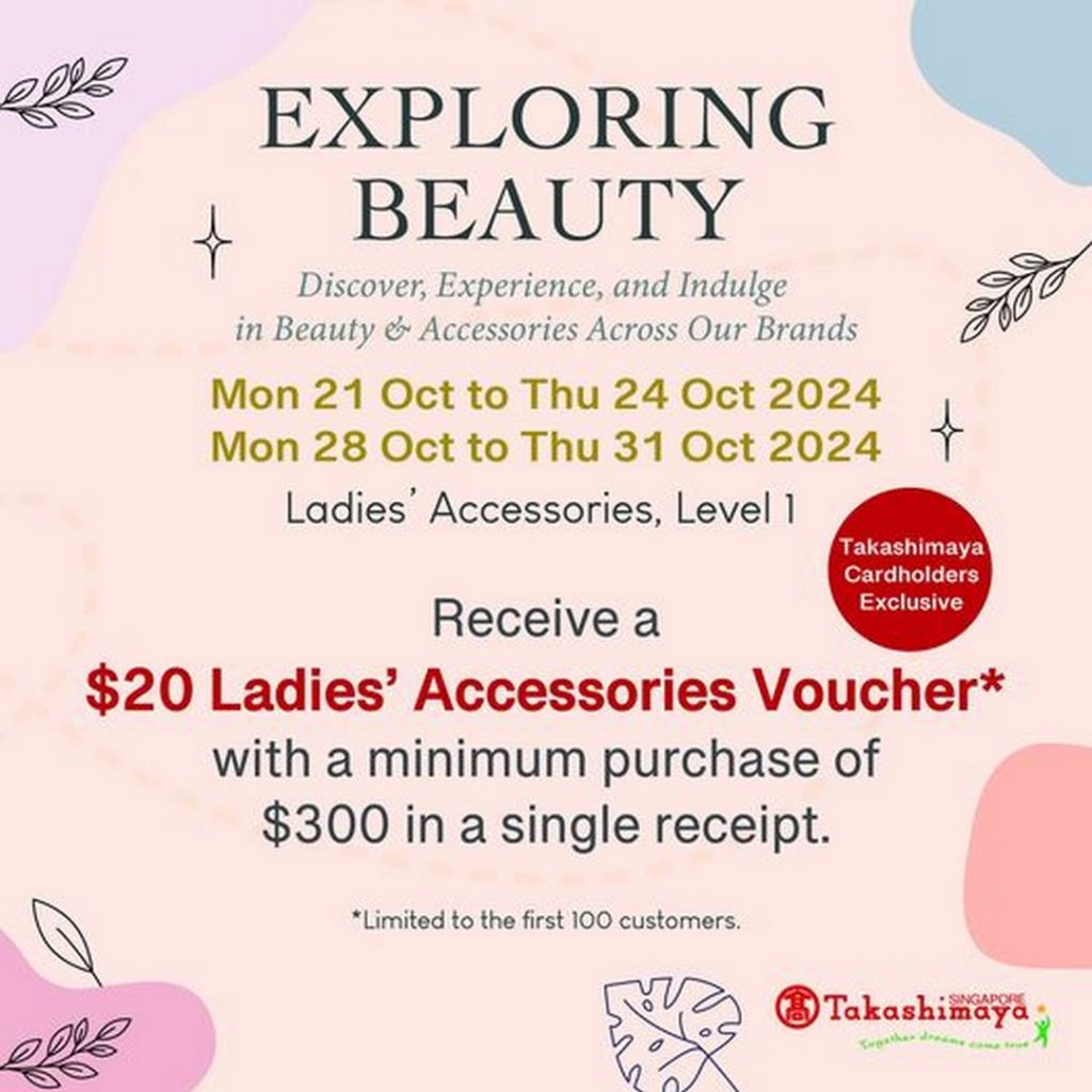 2131 October 2024 Takashimaya Department Store Exclusive Voucher