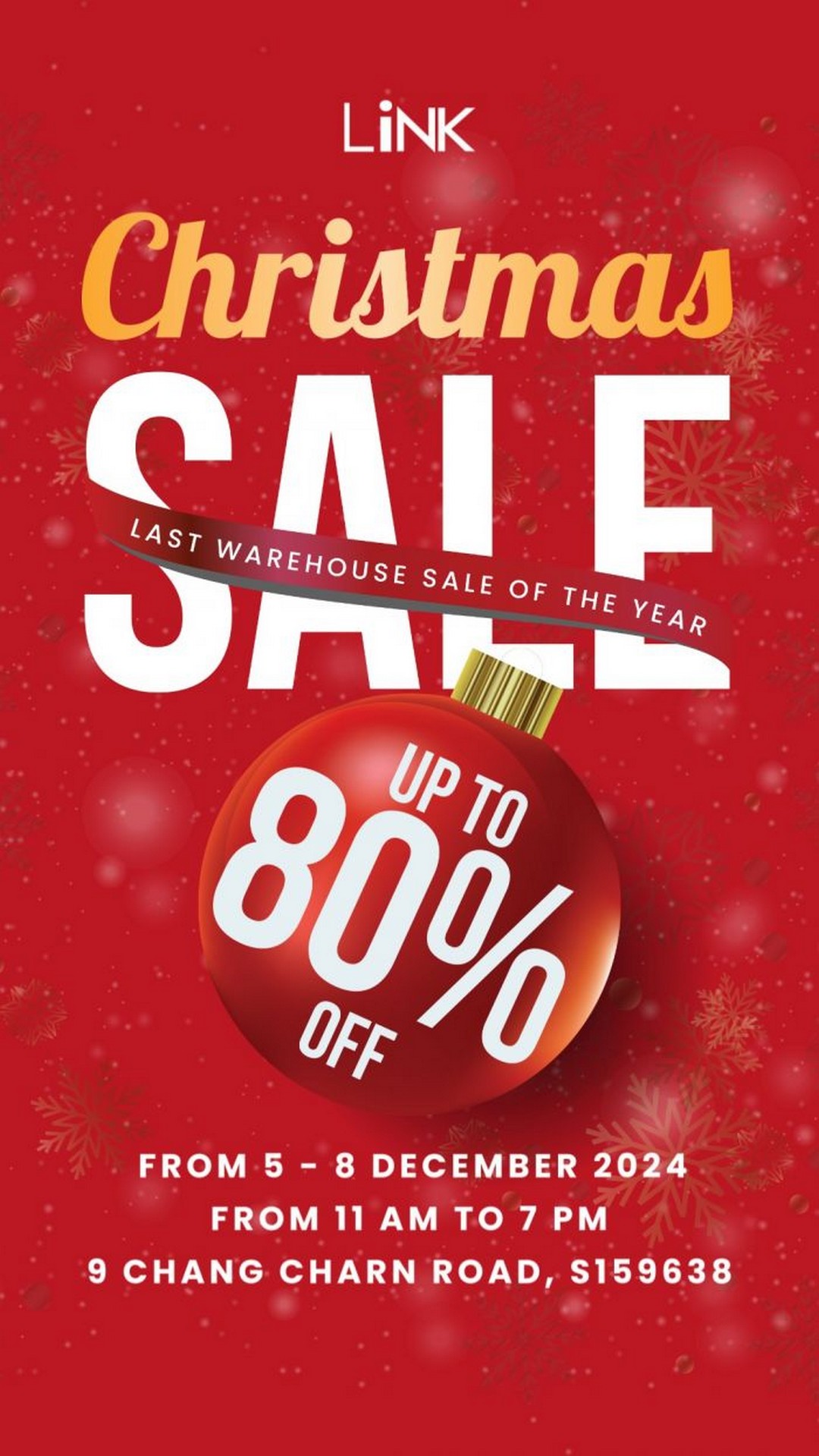 58 December 2024 LINK Christmas Warehouse Sale, Up to 80 OFF on