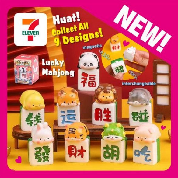 7 January 2025 Onwards: 7-eleven Singapore, Lucky Mahjong Sets, Sale 