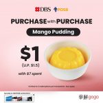 1 January – 28 February 2025: Sushi Express, Promotion: Enjoy Mango Pudding for Just $1 with DBS/POSB Cards