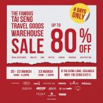 20-23 March 2025: Boarding Gate Travel Goods Warehouse Sale – Unmissable Discounts on Luggage and Accessories!